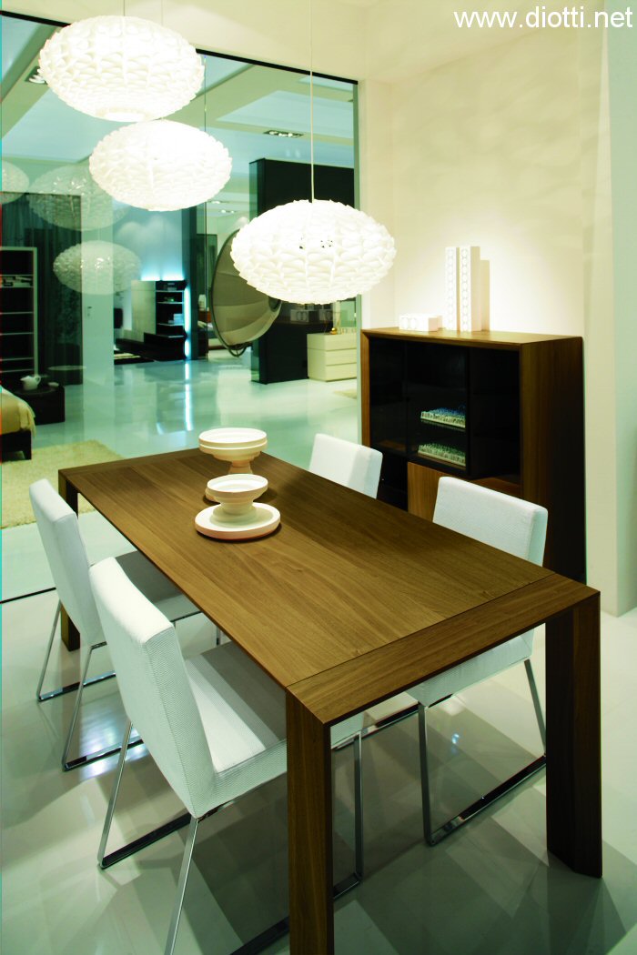Brera tavolo rettangolare allungabile teak